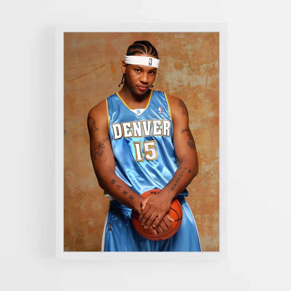 Poster Carmelo anthony – affiche Basketball (vue 3)